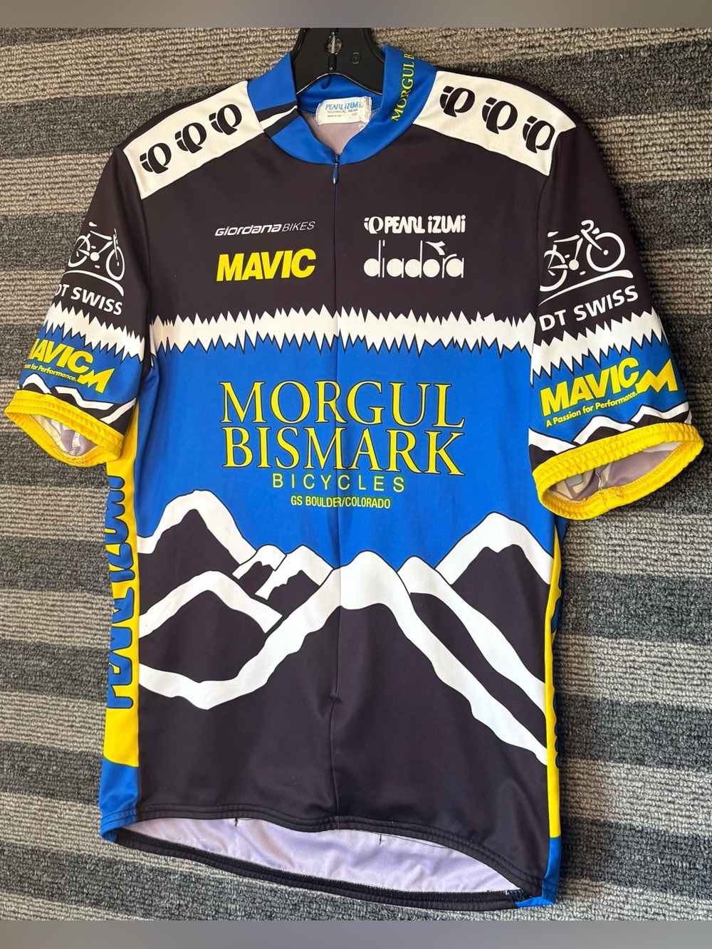 Vintage Pearl Izumi Morgul Bismark Cycling Jersey Men’s Large EUC